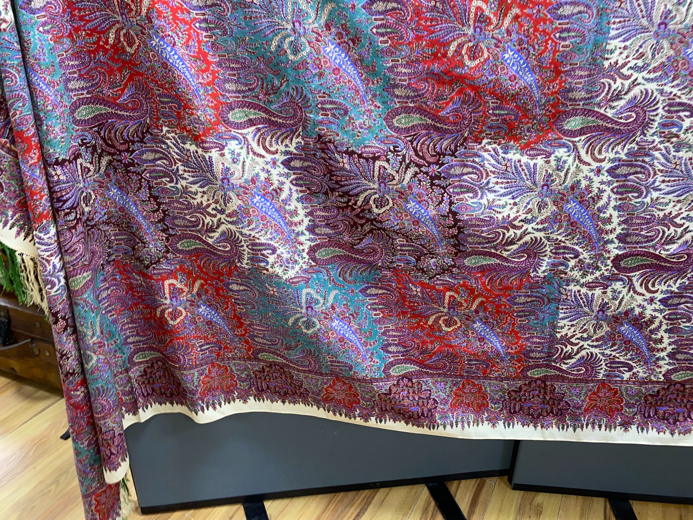 A Victorian Paisley summer shawl